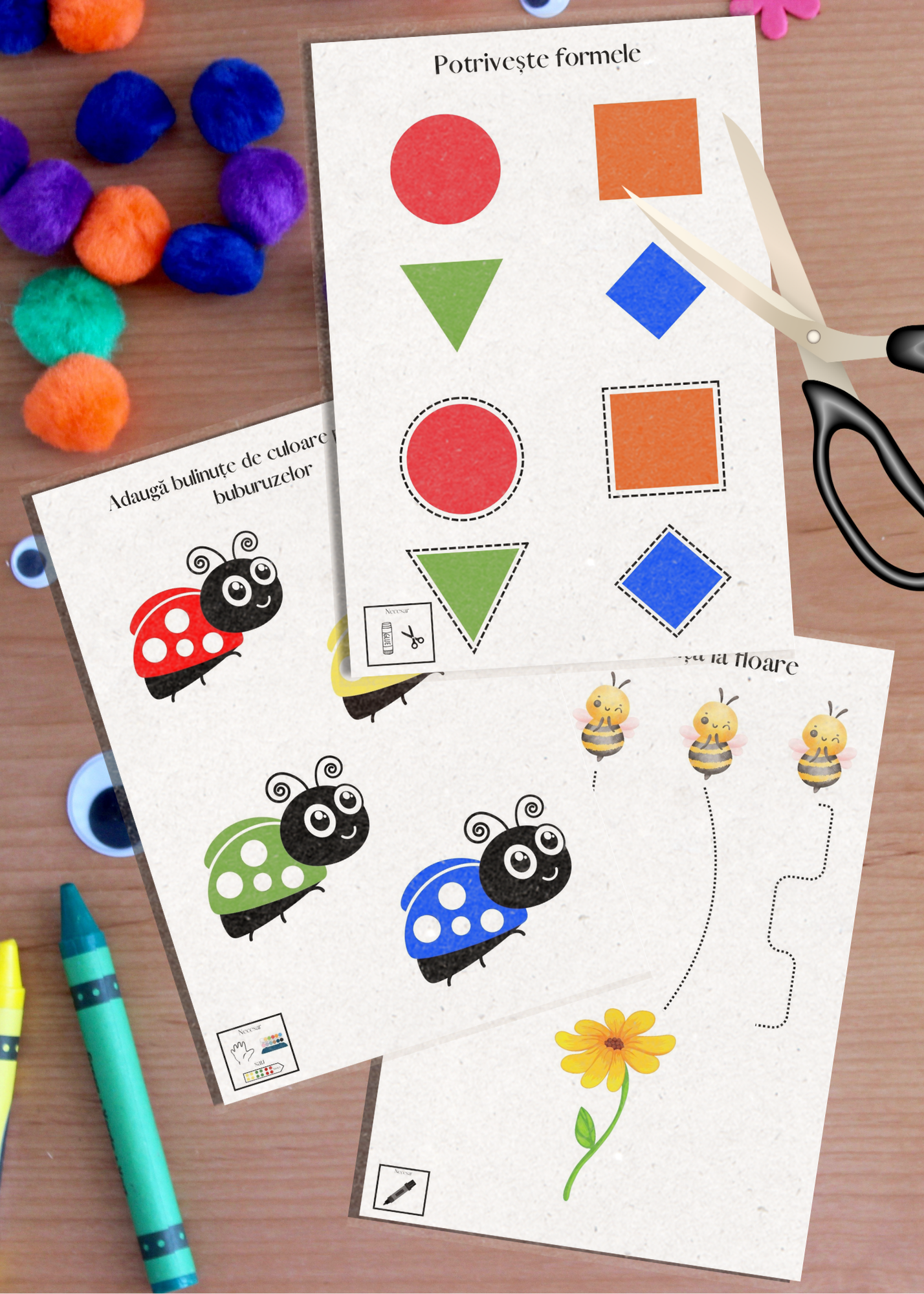 100-Page Toddler Learning Printable Sheets Bundle