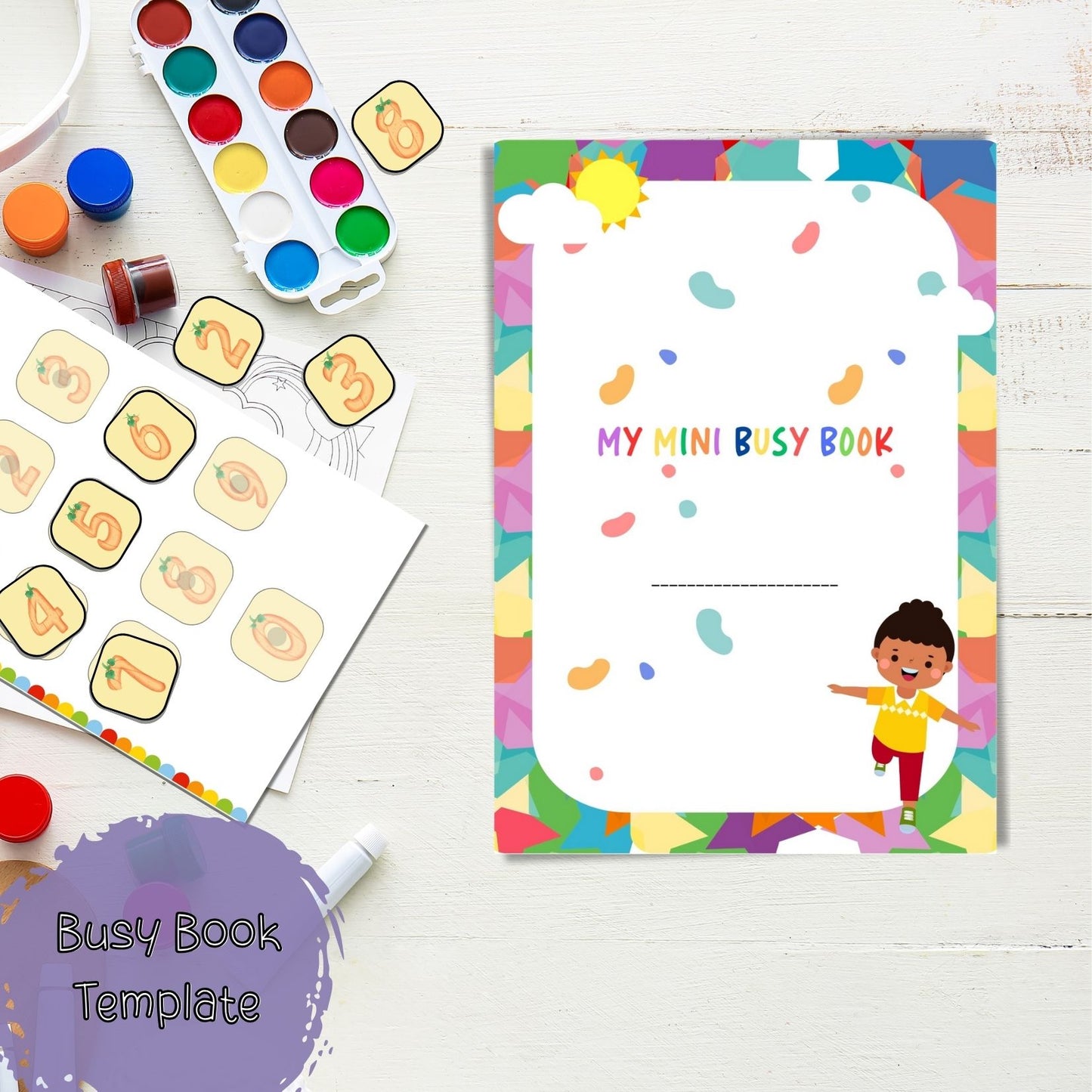 Busy Book Template