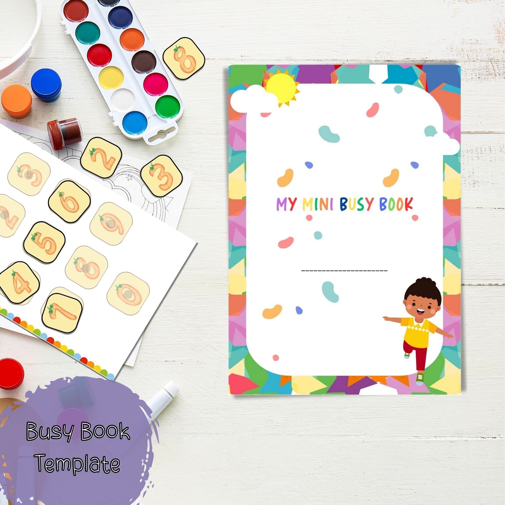 Busy Book Template